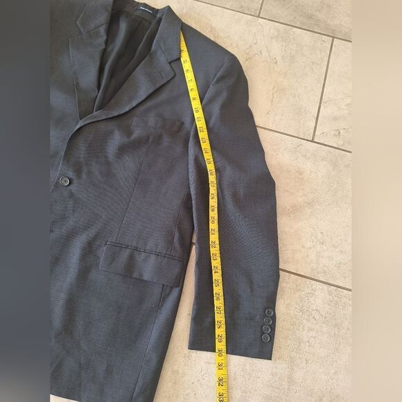 Champs Ralph lauren Men's Gray Striped Blazer Size 46R - Picture 7 of 8